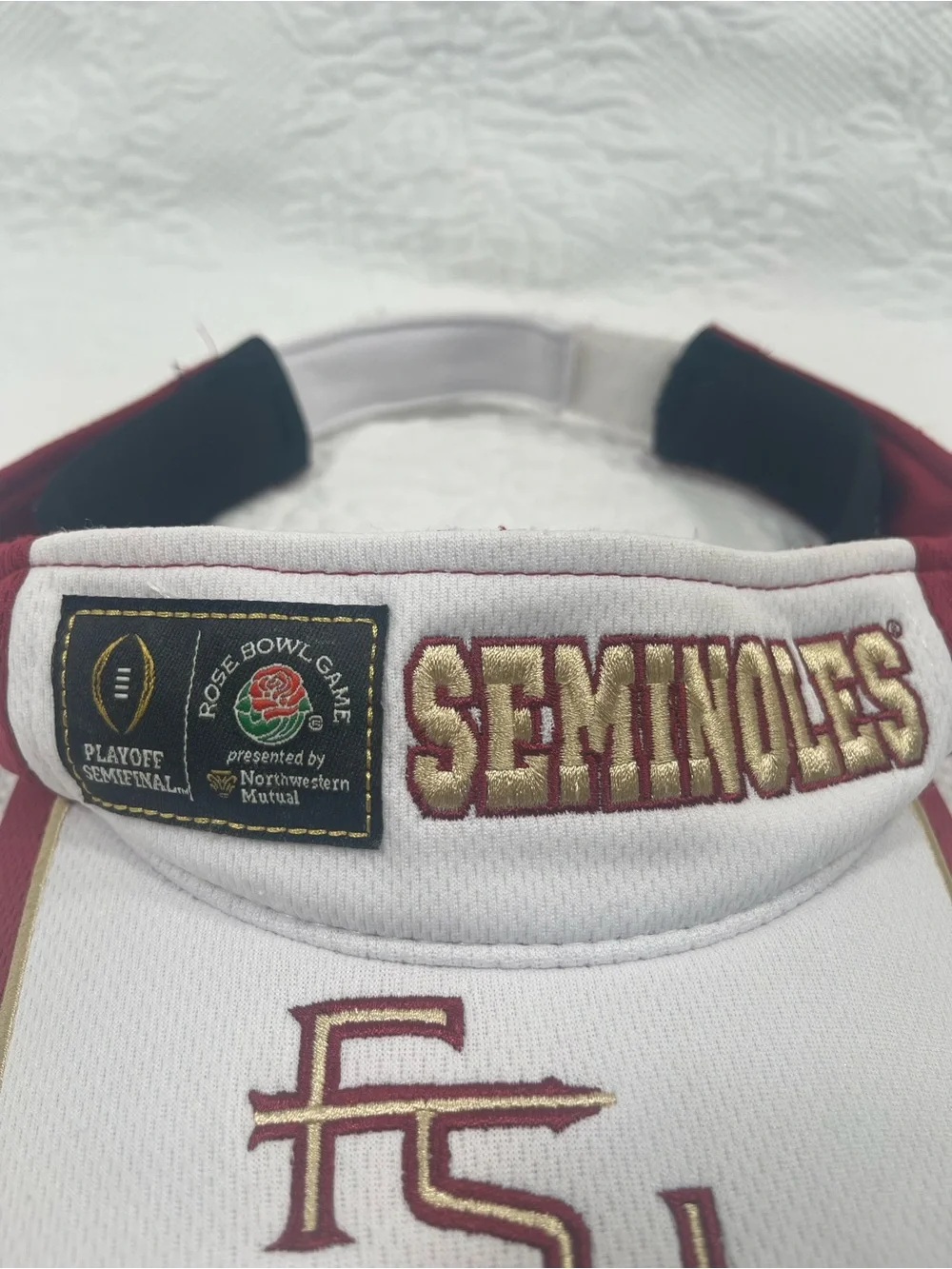 FSU Seminoles Youth Visor - Garnet, White & Gold